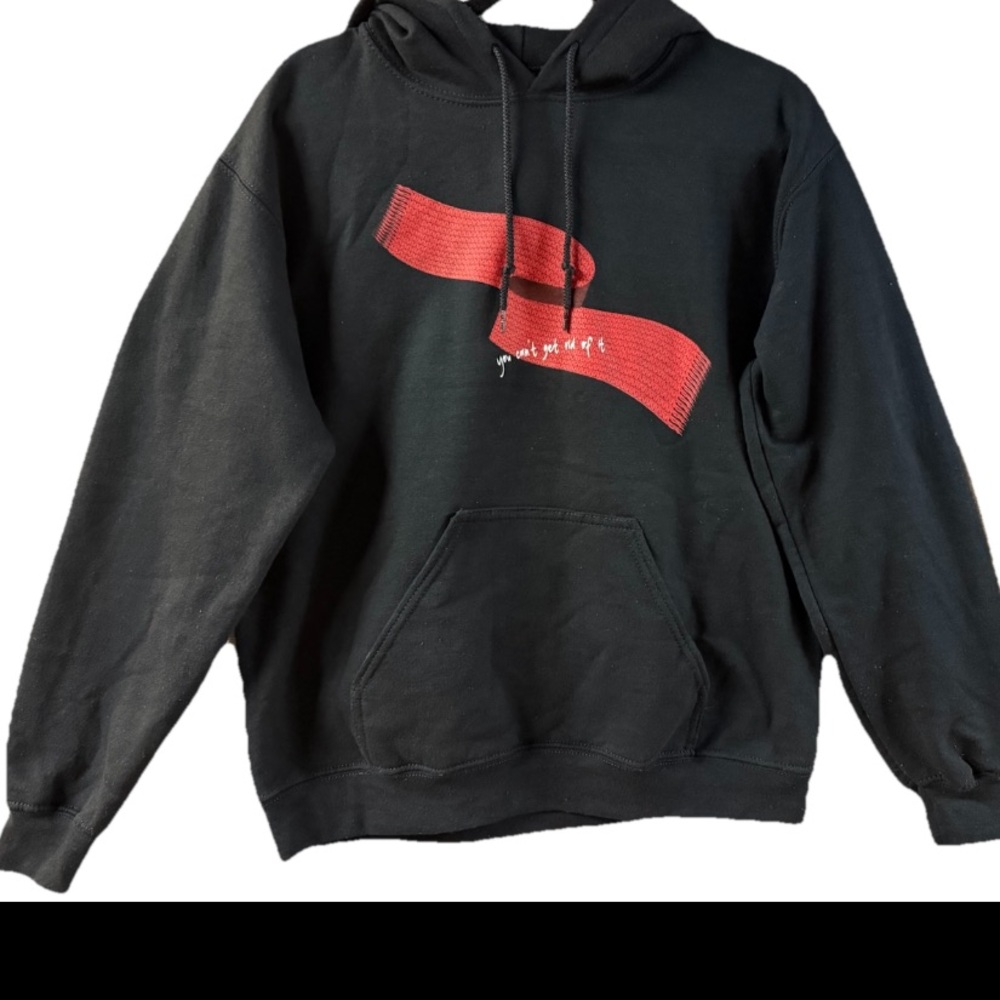 Taylor Swift Black hooded Sweatshirt, red scarf era! Size small